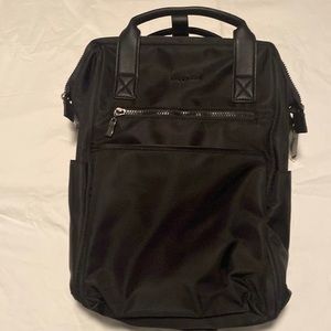 BAGGALLINI SOHO BACKPACK BLACK WATERPROOF LIGHTWEIGHT A2